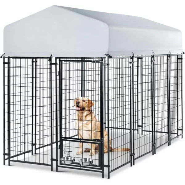 Dog Pen House With Roof